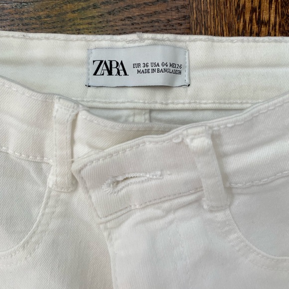 Zara Skinny White Jeans - Picture 4 of 5